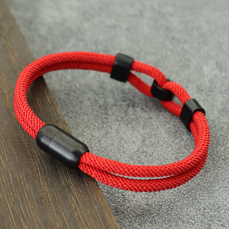 Milan Men'S Fashion - Classic Milan Rope Men Bracelet Stainless