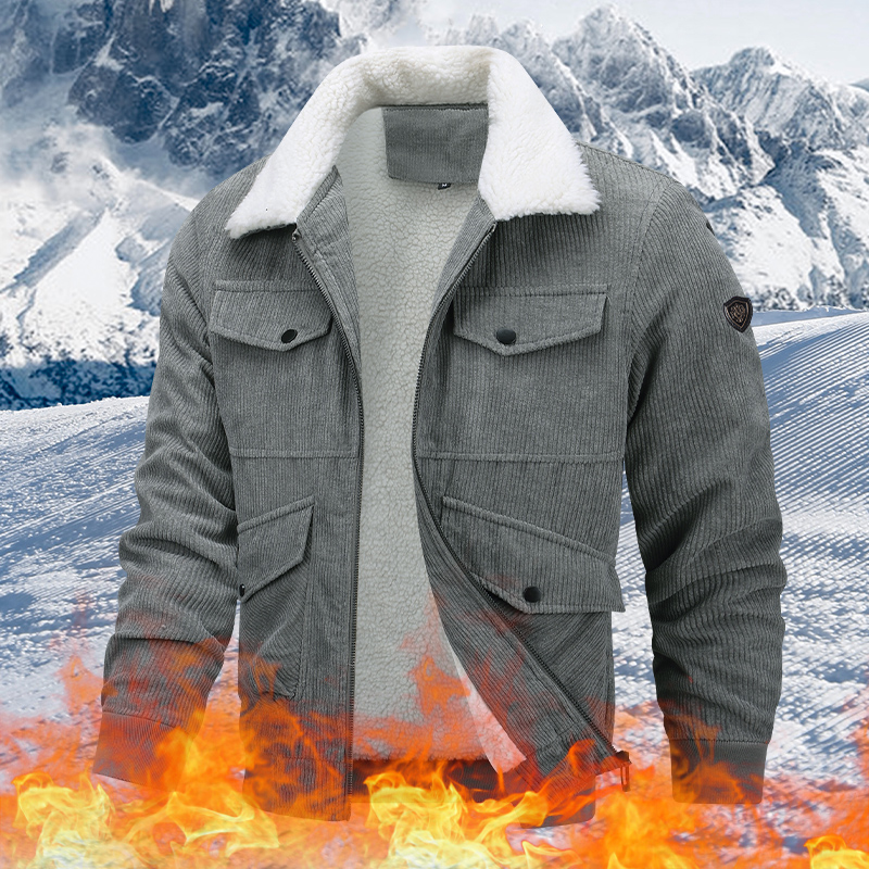Windbreaker Men Zip - Men's Jackets New Winter Thicken Warm