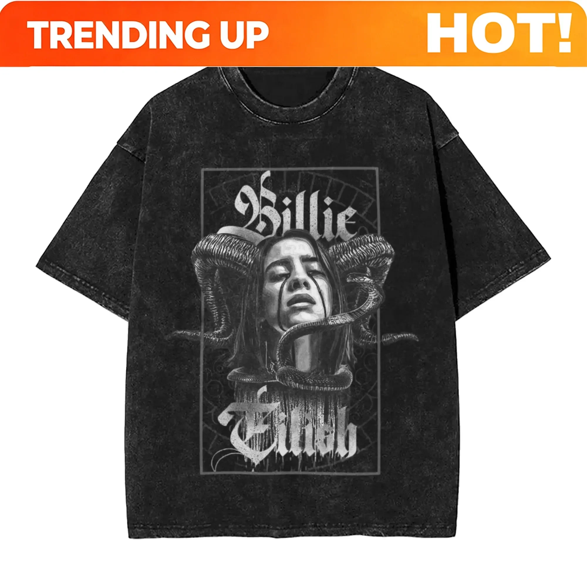 Poster Men Fashion - Customization Shirt Billie Eilish Funny Poster