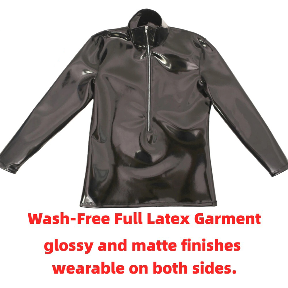 Men'S Fashion For Summer 2026 - Sexy Men PVC Glossy Shiny Long