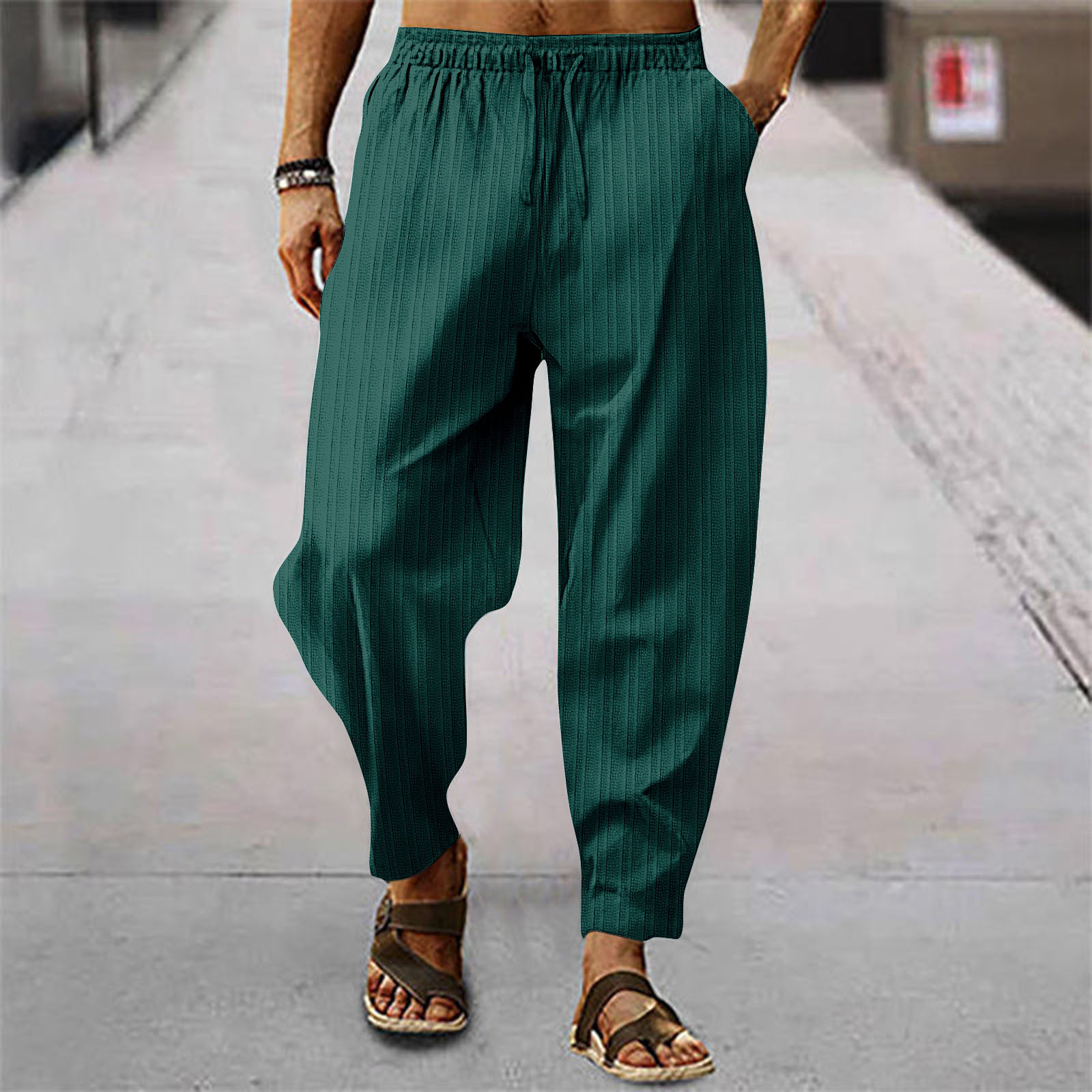Men'S Fashion Linen Pants - 2026 New Fashion Mens Linen Wide