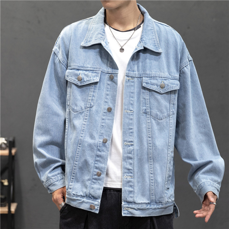 New Denim Jacket Men Vintage J - Men'S Fashion Linen Pants 评论和价格