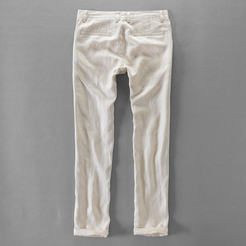New Designer Pure Linen Fashio - Men'S Fashion Linen Pants 评论和价格