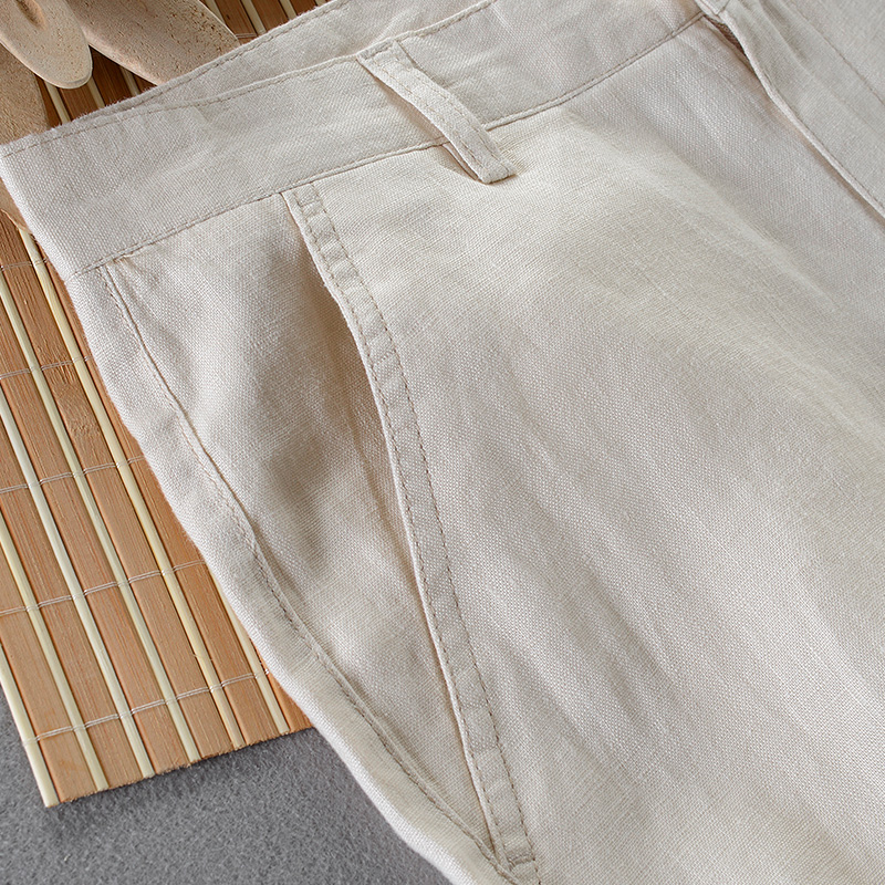 New Designer Pure Linen Fashio - Men'S Fashion Linen Pants 评论和价格