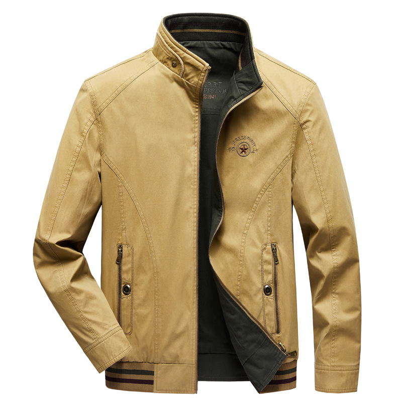 Double-Sided Wear Hiking Jacke - Windbreaker Men Zip 评论和价格