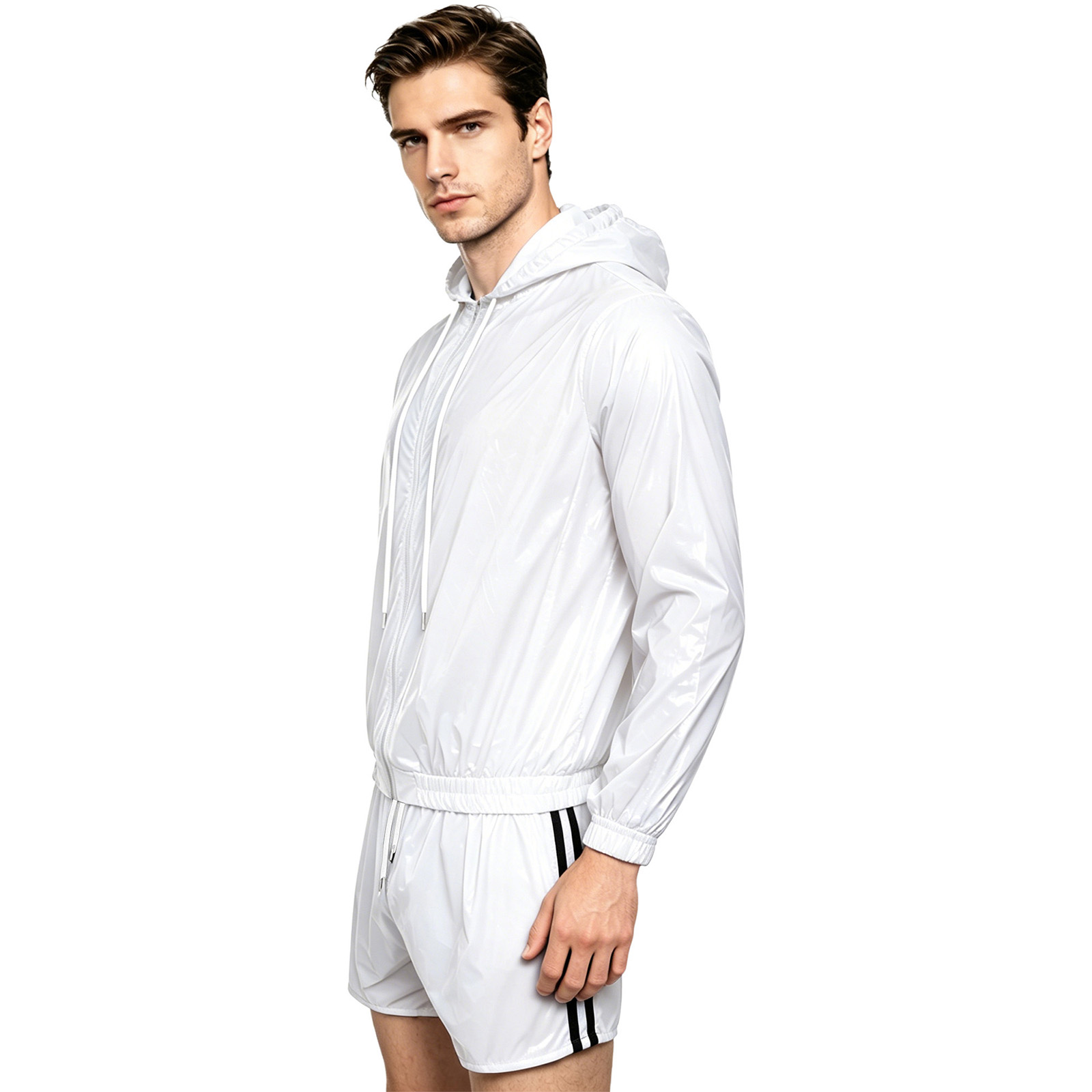 Men Waterproof Swimming Workou - Windbreaker Men Zip 评论和价格