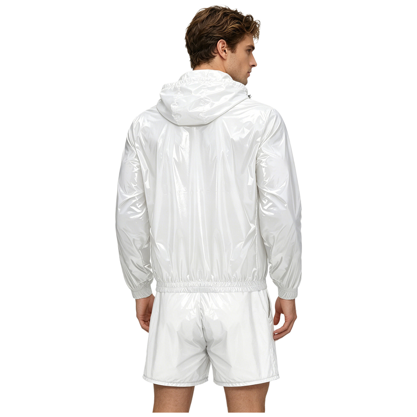 Men Waterproof Swimming Workou - Windbreaker Men Zip 评论和价格