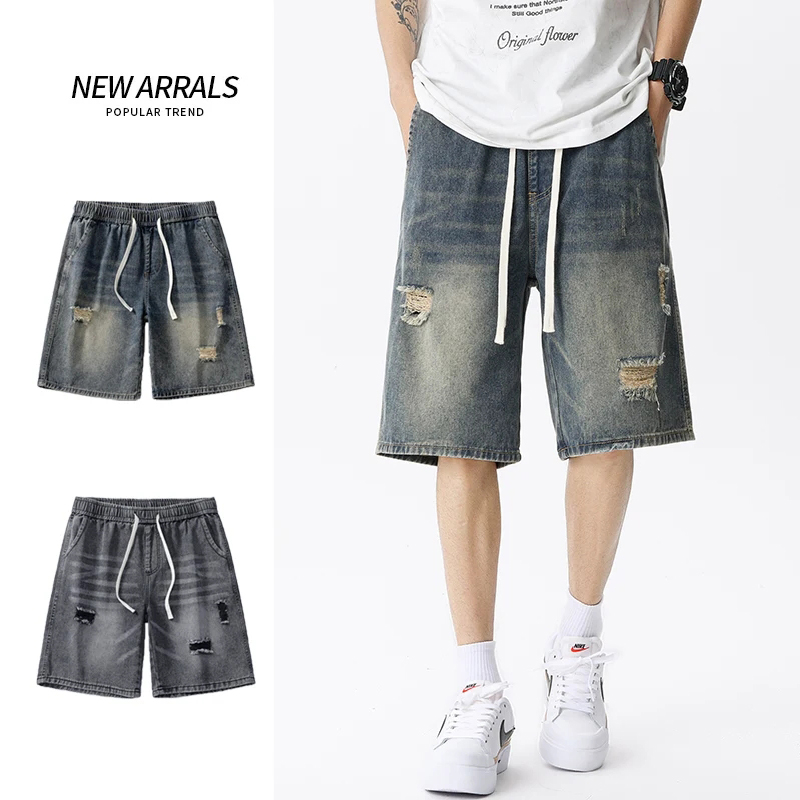 Summer Thin Denim Shorts Men's - Men'S Fashion Linen Pants 评论和价格