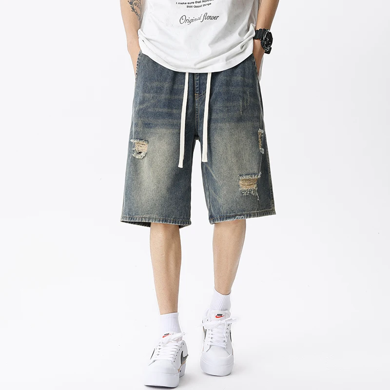 Summer Thin Denim Shorts Men's - Men'S Fashion Linen Pants 评论和价格