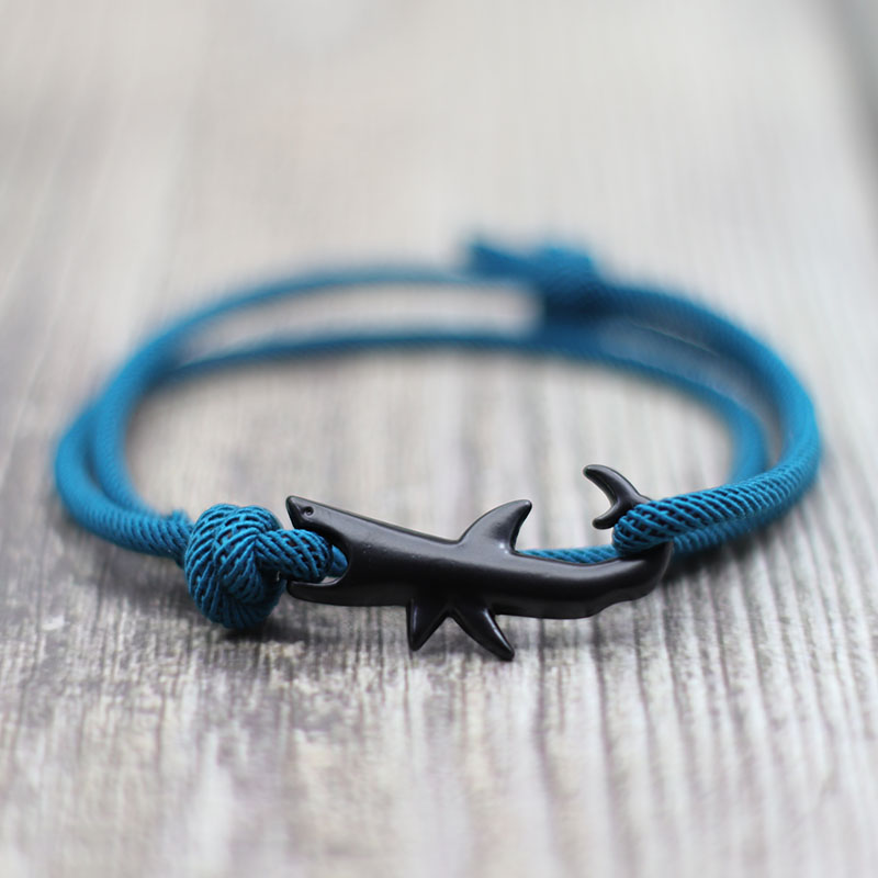 New Nautical Bracelet Men Blac - Milan Men'S Fashion 评论和价格