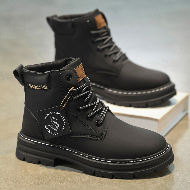Classic Men High Top Boots Hig - Mens Fashion Show 评论和价格