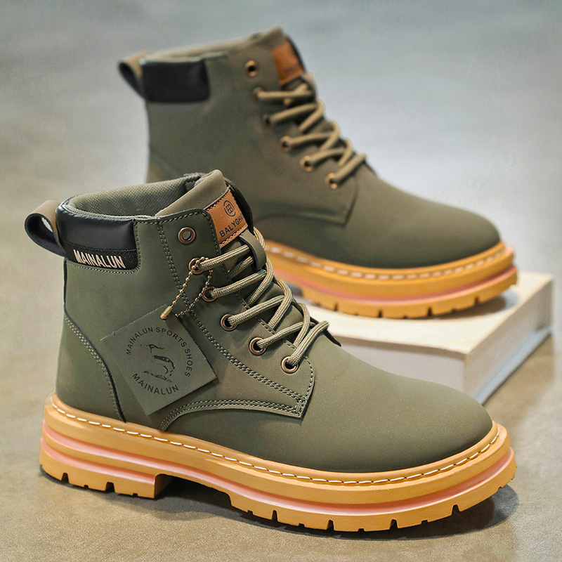 Classic Men High Top Boots Hig - Mens Fashion Show 评论和价格