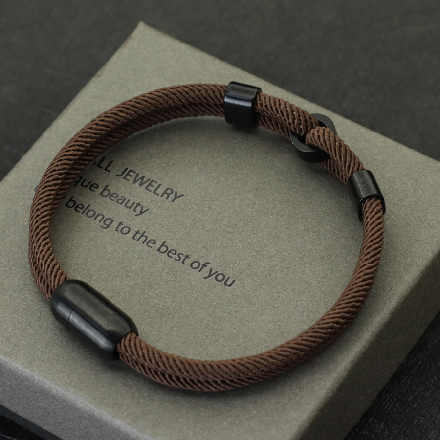 Classic Milan Rope Men Bracele - Milan Men'S Fashion 评论和价格