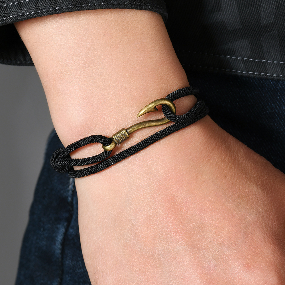 Trendy Charm Fish Hook Anchor  - Milan Men'S Fashion 评论和价格