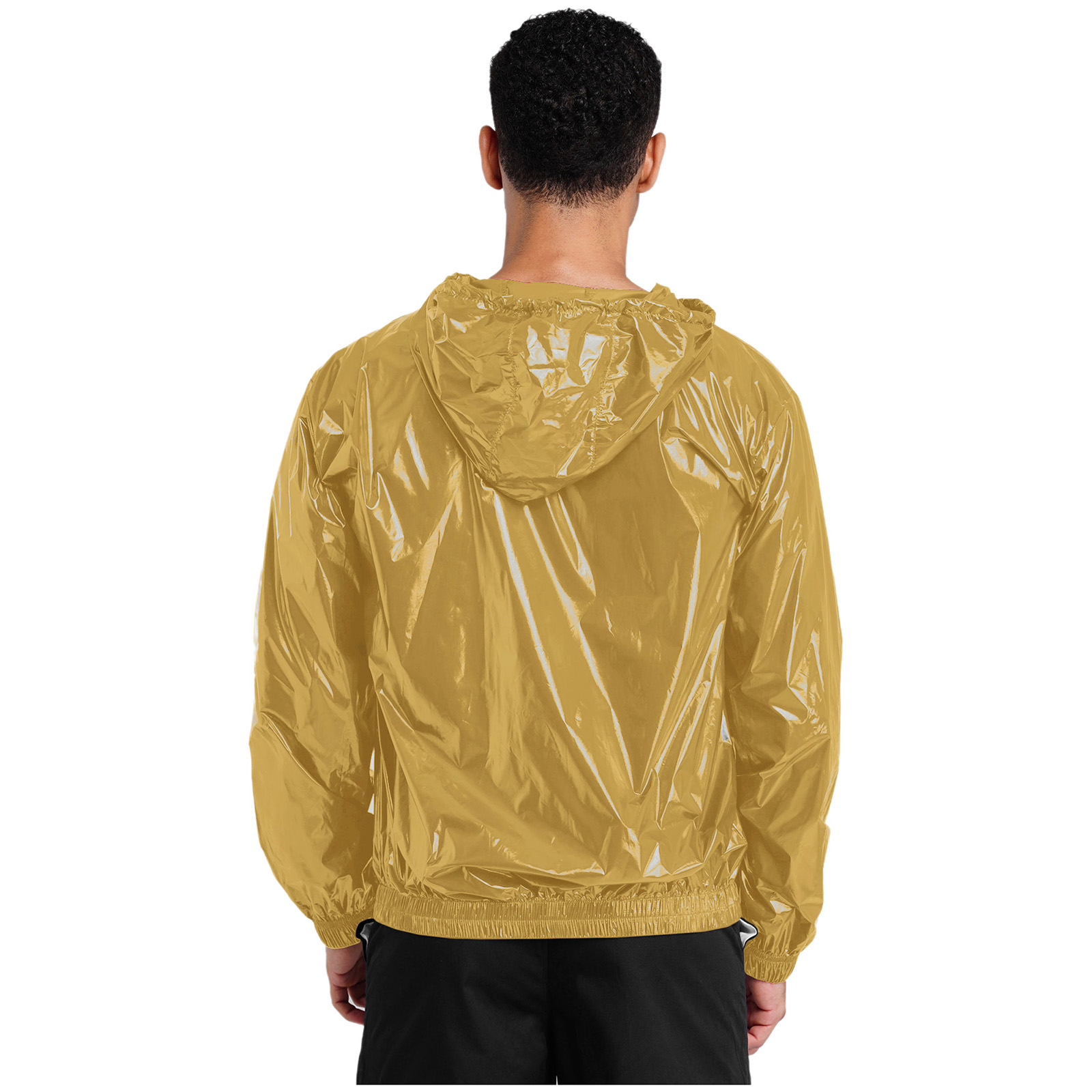 Mens Waterproof Hooded Jacket  - Windbreaker Men Zip 评论和价格