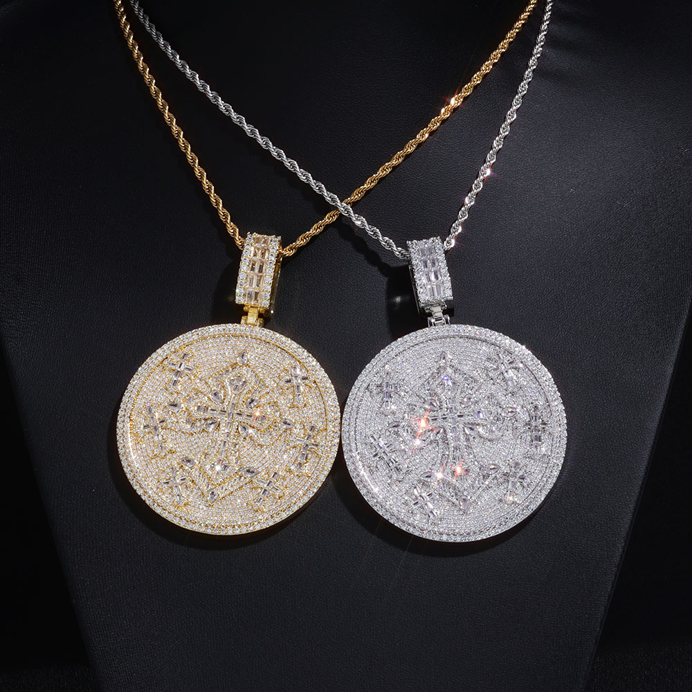 ESKEEM New Iced Out Cross Pend - Mens Fashion Discord 评论和价格