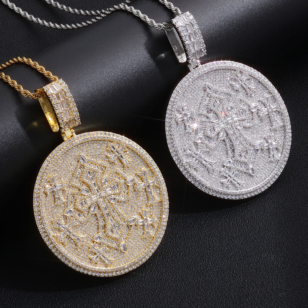 ESKEEM New Iced Out Cross Pend - Mens Fashion Discord 评论和价格