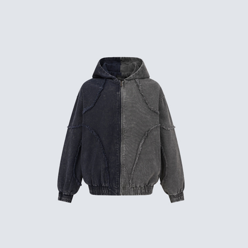 Splicing And Deconstructing Ho - Knitted Cardigan Men 评论和价格