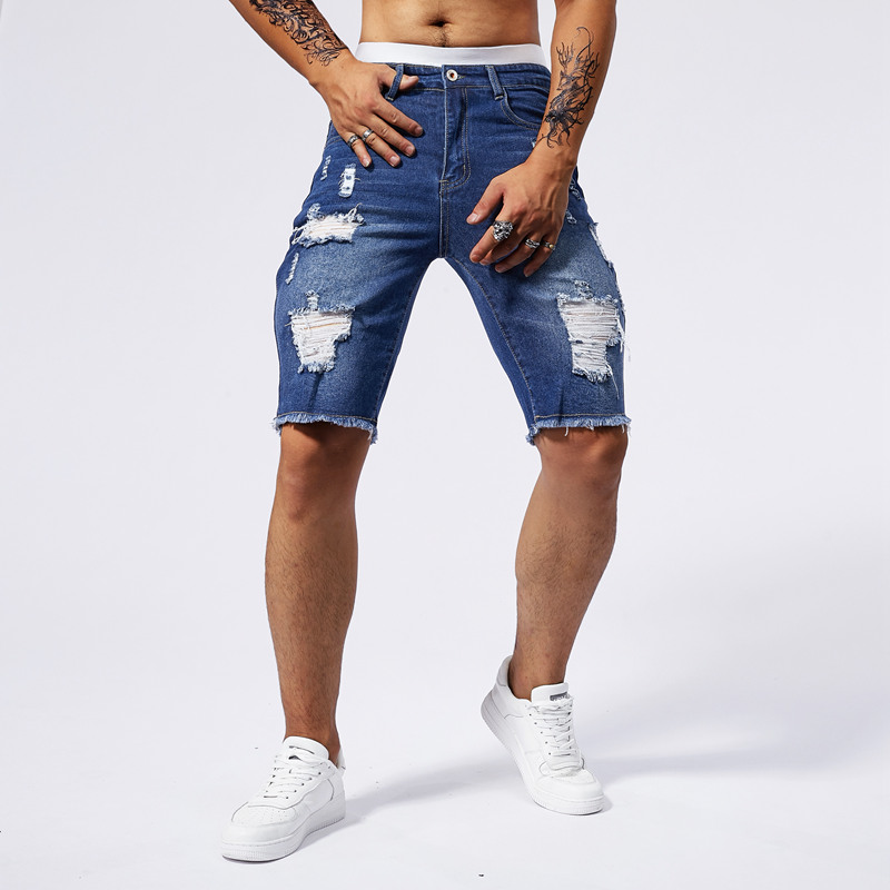 2025 Summer New Men's Ripped D - Mens Fashion Summer 2025 评论和价格