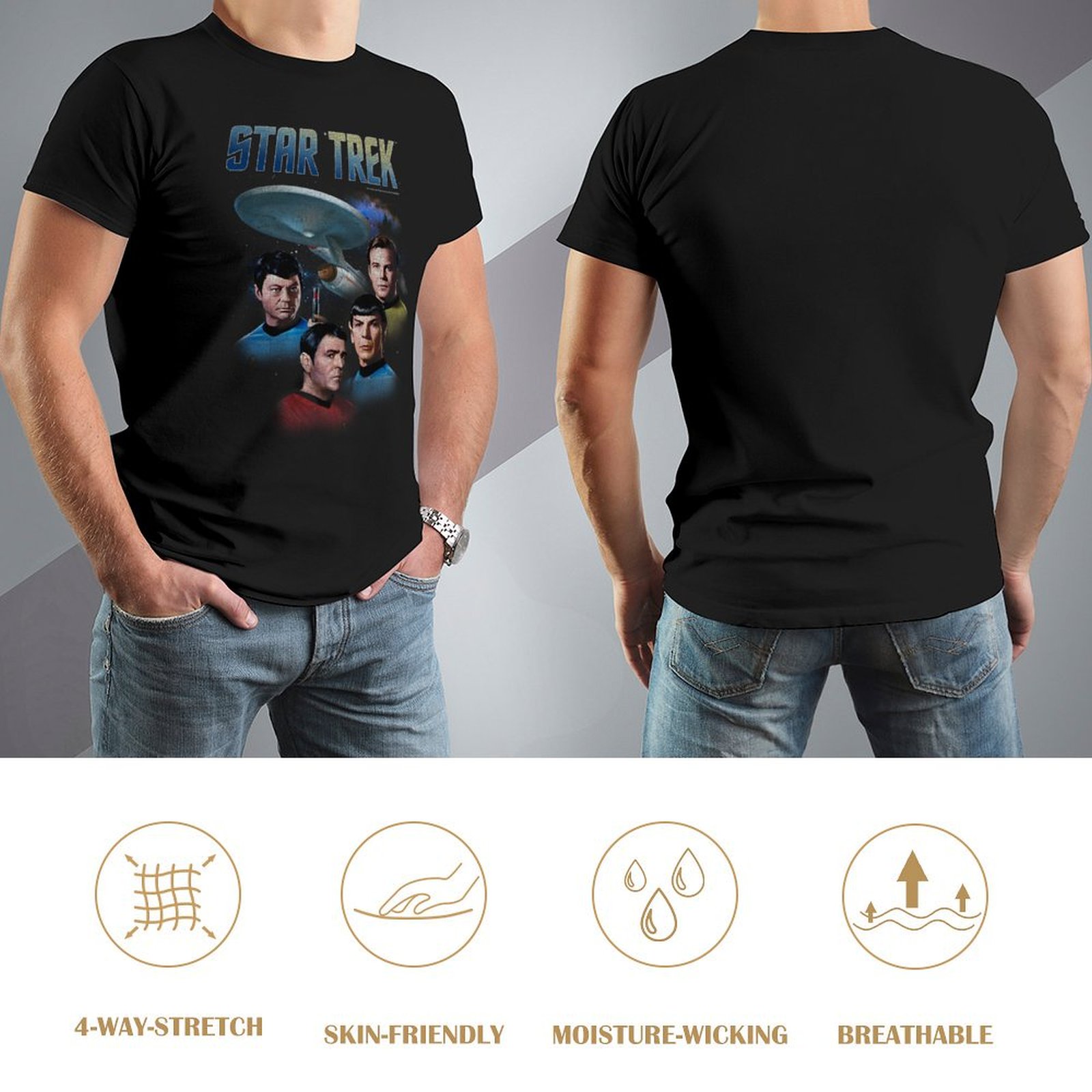 Star Trek: The Original Series - Poster Men Fashion 评论和价格