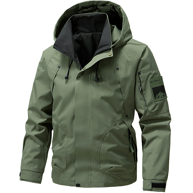2026 Spring Waterproof Hooded  - Windbreaker Men Zip 评论和价格