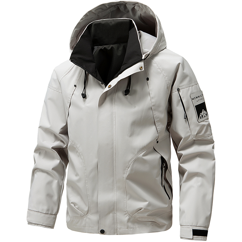 2026 Spring Waterproof Hooded  - Windbreaker Men Zip 评论和价格
