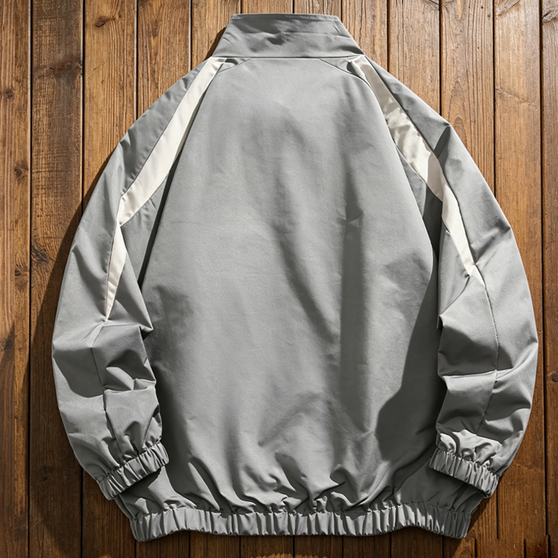 Men Navy White Color Block Tra - Windbreaker Men Zip 评论和价格