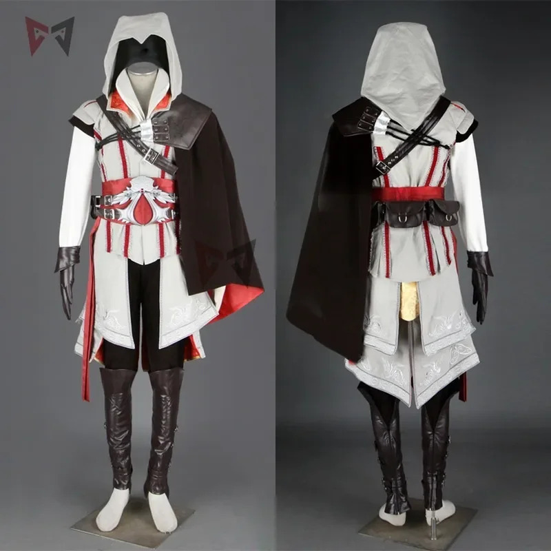 Hot Creed Cosplay Costume Ezio - Trench Coat Men 评论和价格