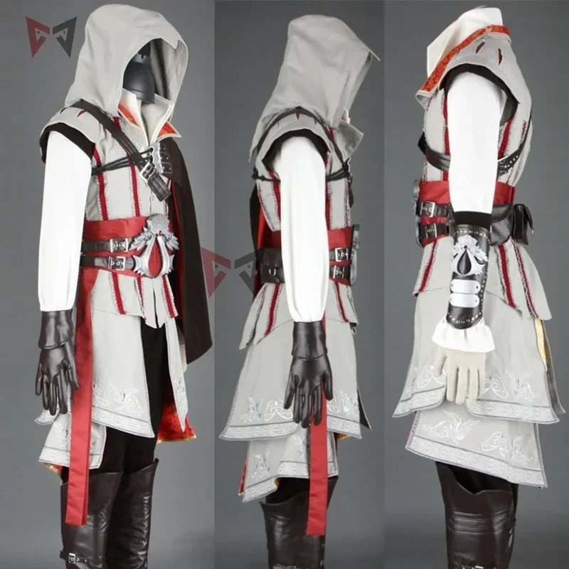 Hot Creed Cosplay Costume Ezio - Trench Coat Men 评论和价格