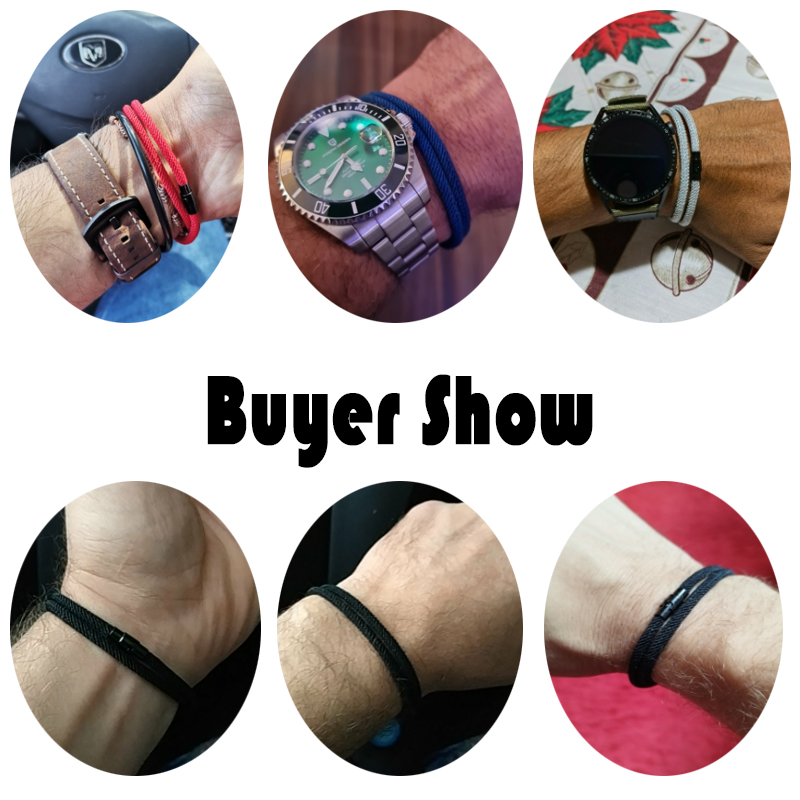 Lucky Red Men Bracelet Bilayer - Milan Men'S Fashion 评论和价格