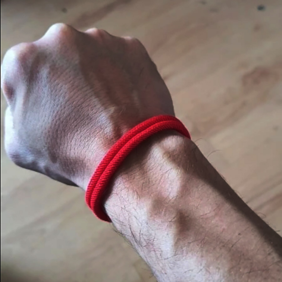 Lucky Red Men Bracelet Bilayer - Milan Men'S Fashion 评论和价格