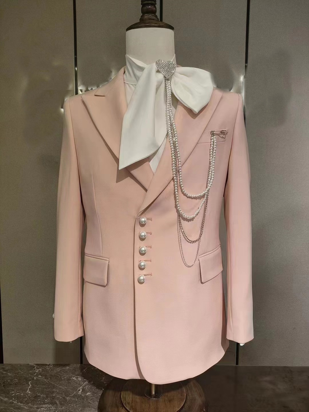 Customize Latest design fashio - Mens Fashion Trajes 评论和价格