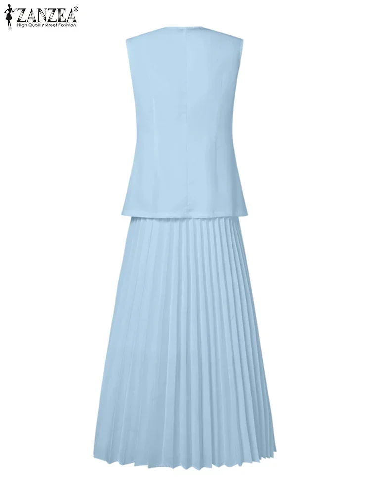 ZANZEA Summer 2PCS Dress Sets  - Mens Fashion Summer 2025 评论和价格