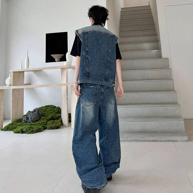 LUZHEN 2026 Summer Denim Two-p - Men'S Fashion Jeans 评论和价格