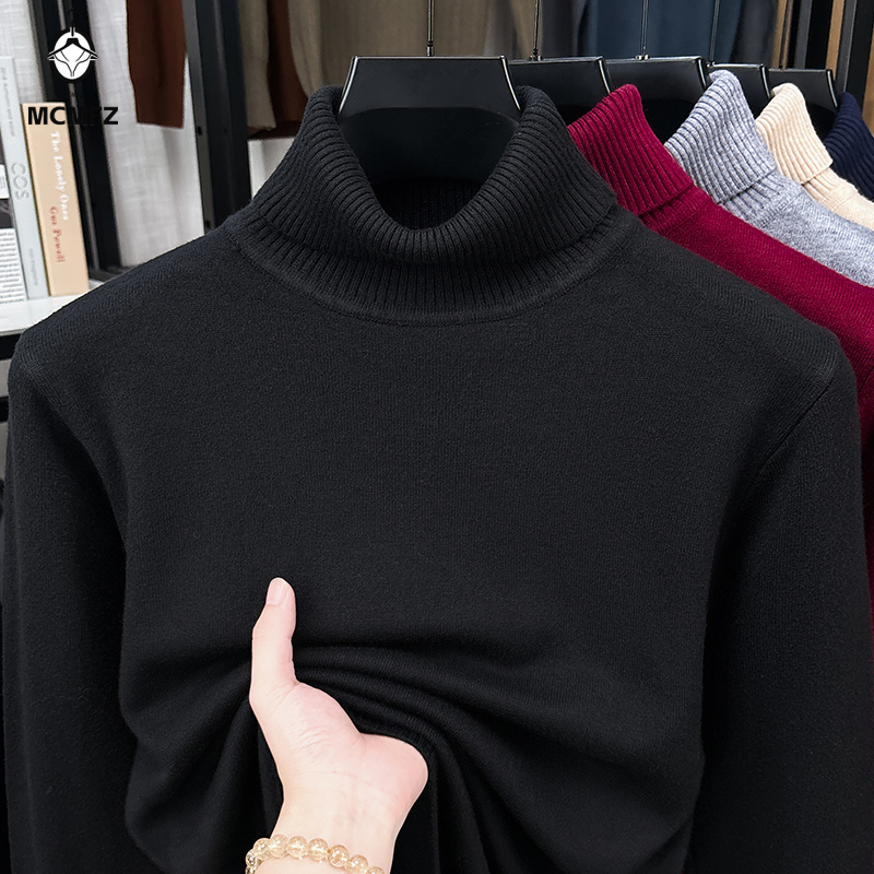 Mens Relaxed Turtleneck Knit S - Knitted Cardigan Men 评论和价格