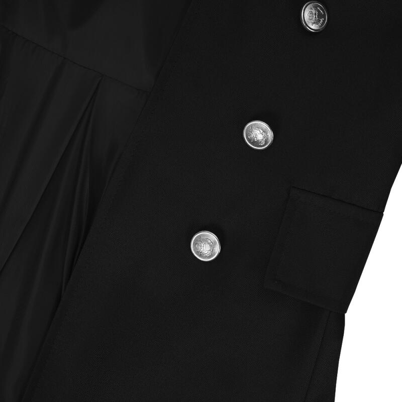 Plus Size Men Gothic Trench Me - Trench Coat Men 评论和价格
