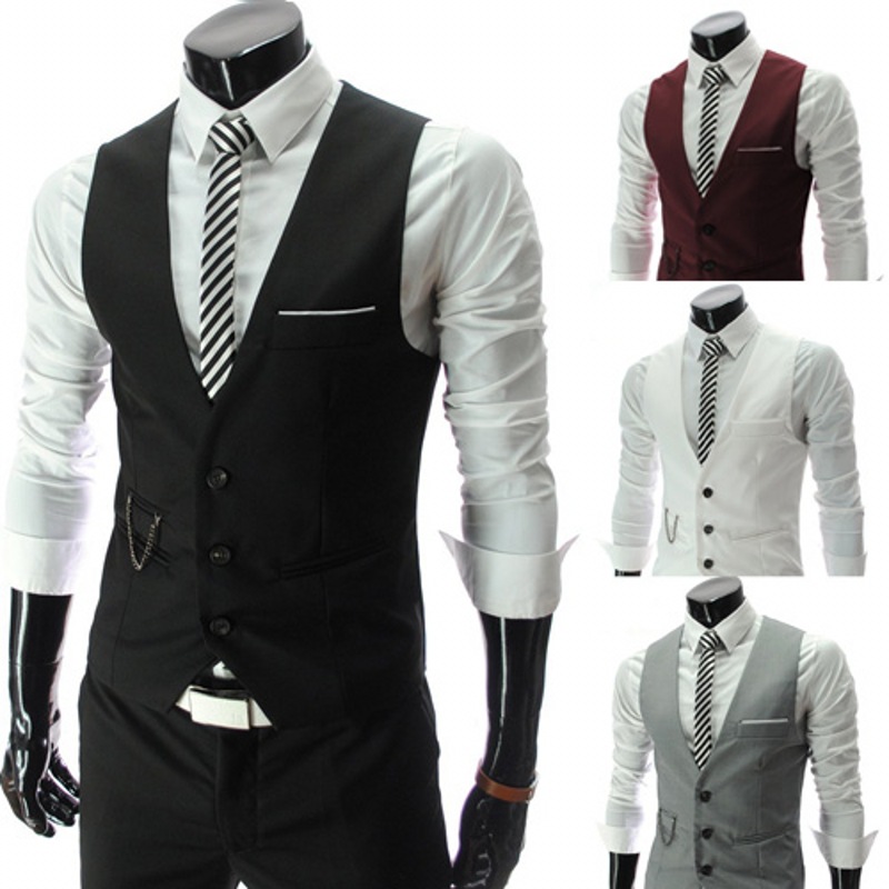 2025 Brand Suit Vest Men Jacke - Mens Fashion Trajes 评论和价格