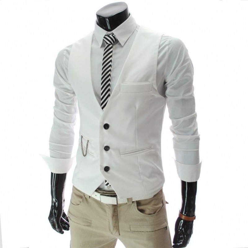 2025 Brand Suit Vest Men Jacke - Mens Fashion Trajes 评论和价格