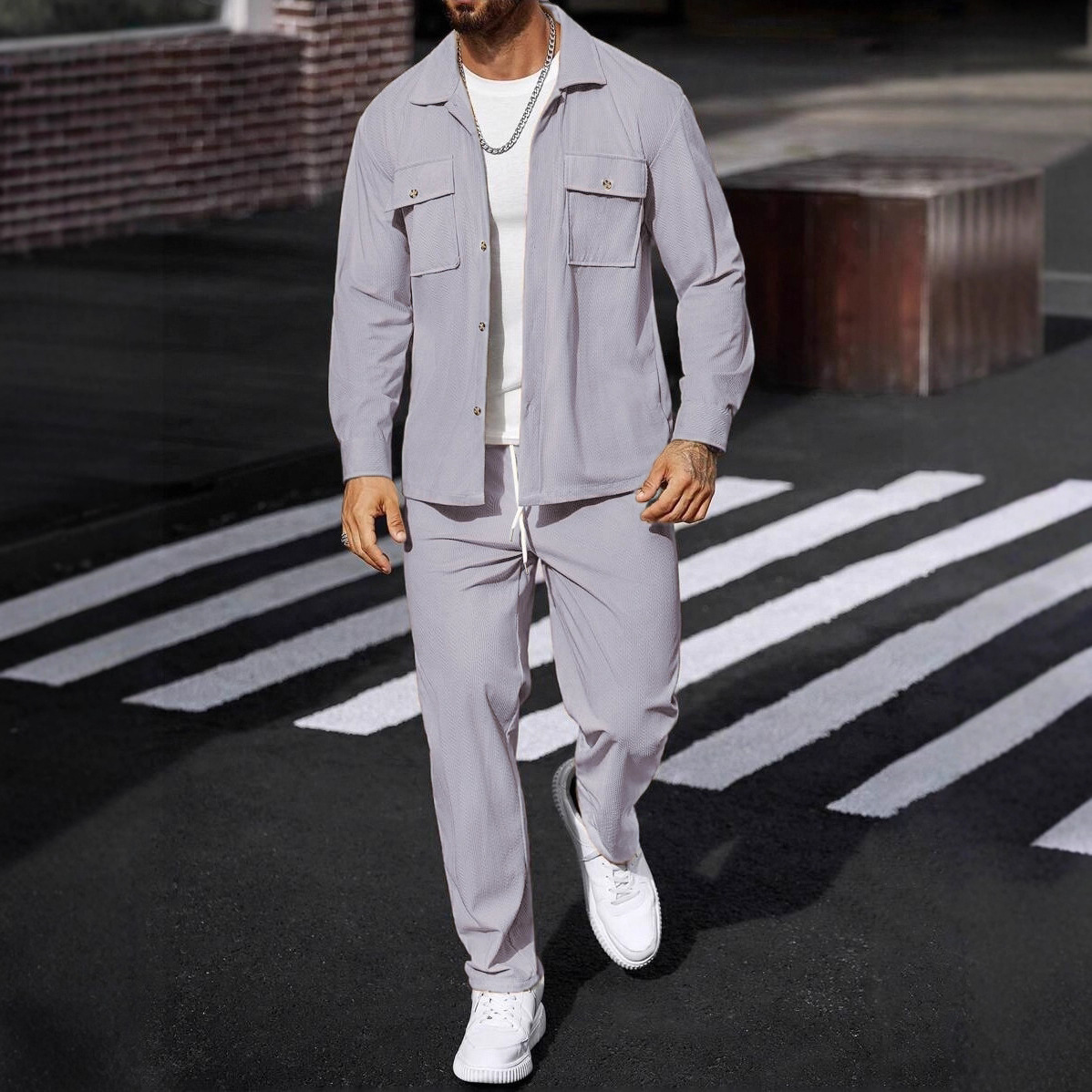 New Spring And Autumn Casual S - Knitted Cardigan Men 评论和价格