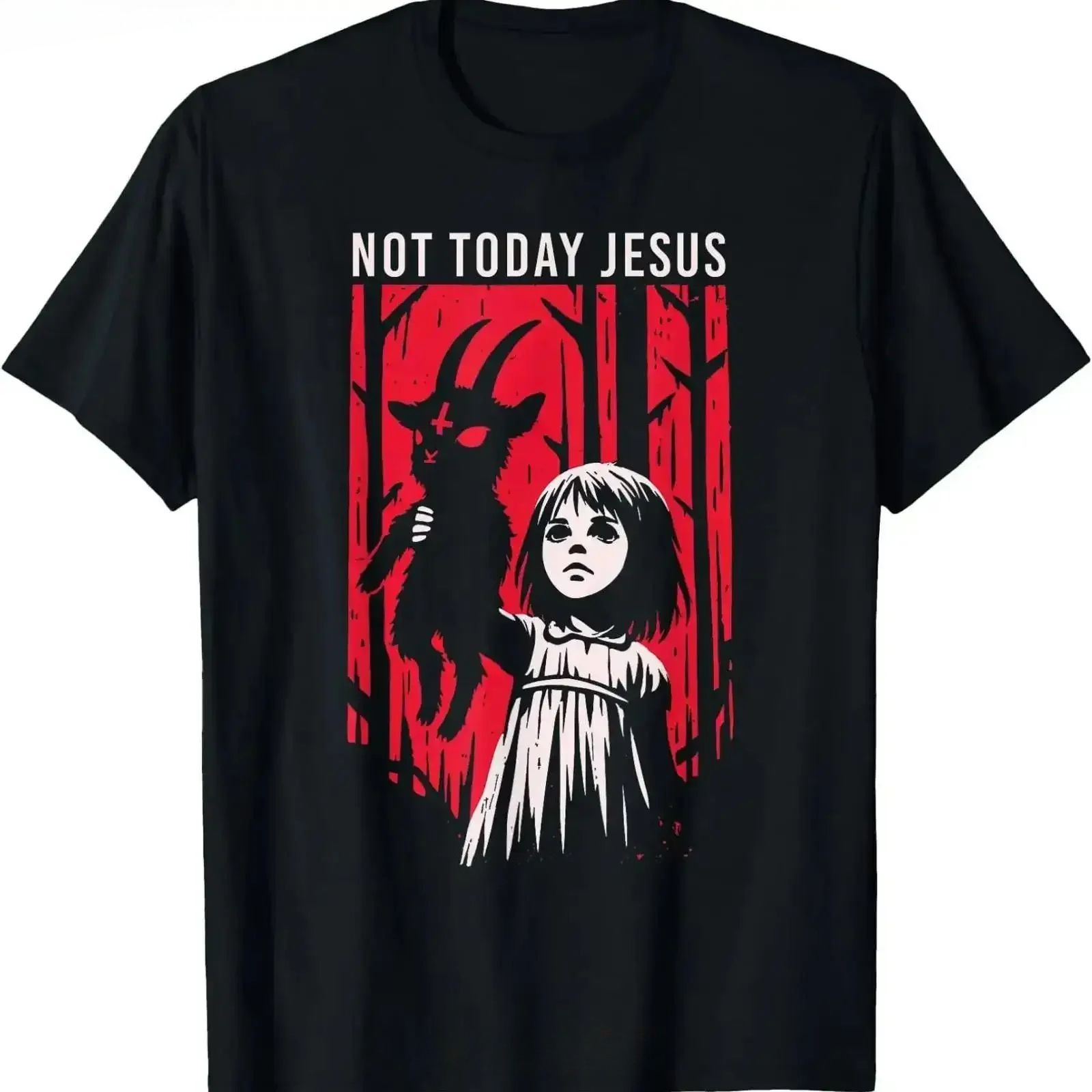 Men'S Gothic Graphic T-Shirt - - Men'S Fashion Today 评论和价格