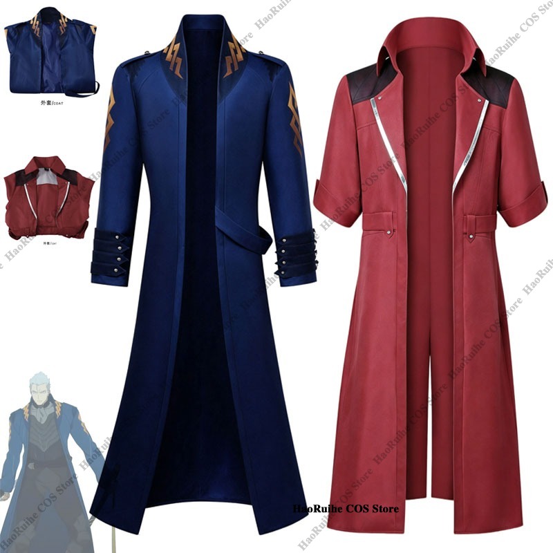Hot Devil May Cry 5 Dante Verg - Trench Coat Men 评论和价格