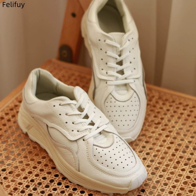 Round-toe Lace-up Casual White - Mens Fashion Show 评论和价格