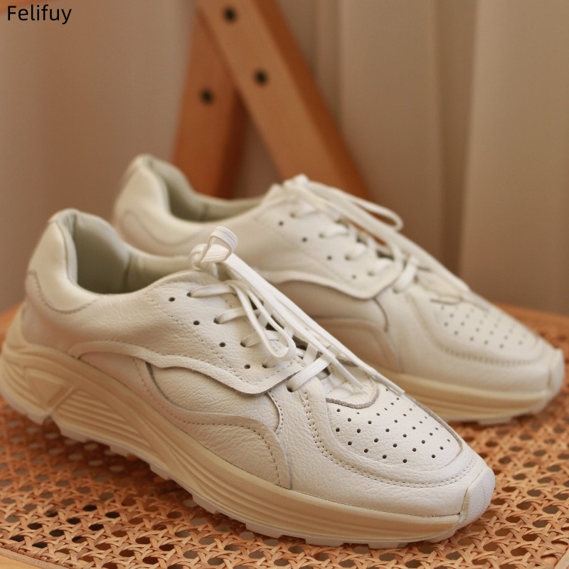 Round-toe Lace-up Casual White - Mens Fashion Show 评论和价格