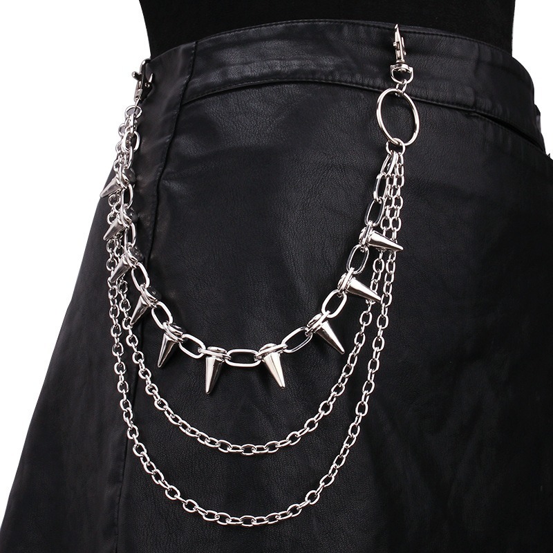 Hip Hop Punk Rock Metal Pants  - Men'S Fashion Linen Pants 评论和价格