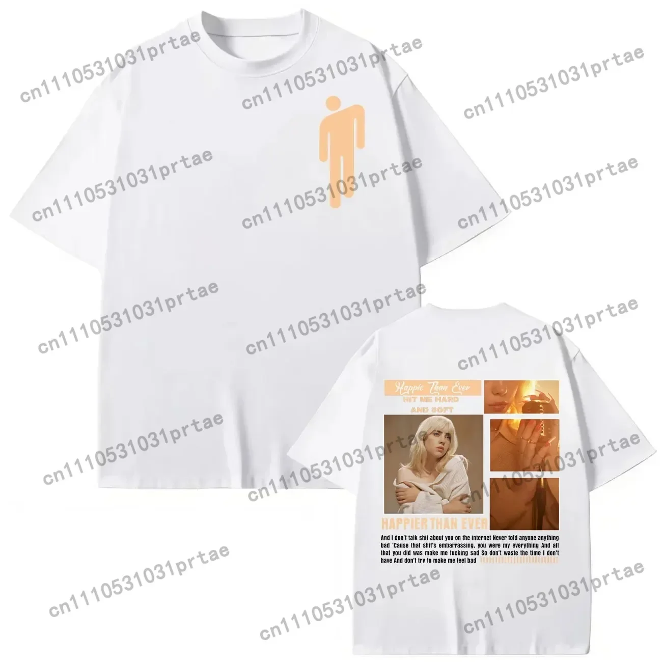 Billie Eilish Hit Me Hard and  - Poster Men Fashion 评论和价格