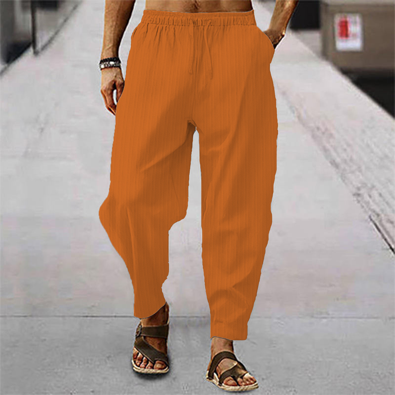 2026 New Fashion Mens Linen Wi - Men'S Fashion Linen Pants 评论和价格