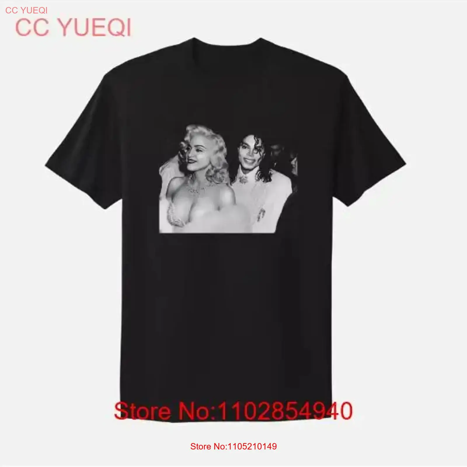 Madonna and Michael Jackson T  - Poster Men Fashion 评论和价格