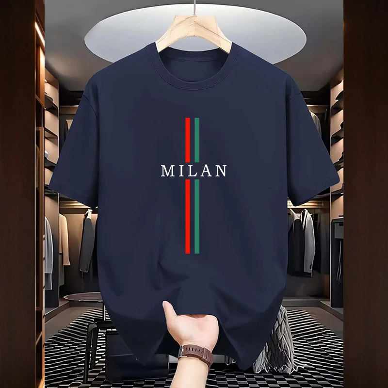 Summer Milan Fashion Men's Cot - Milan Men'S Fashion 评论和价格