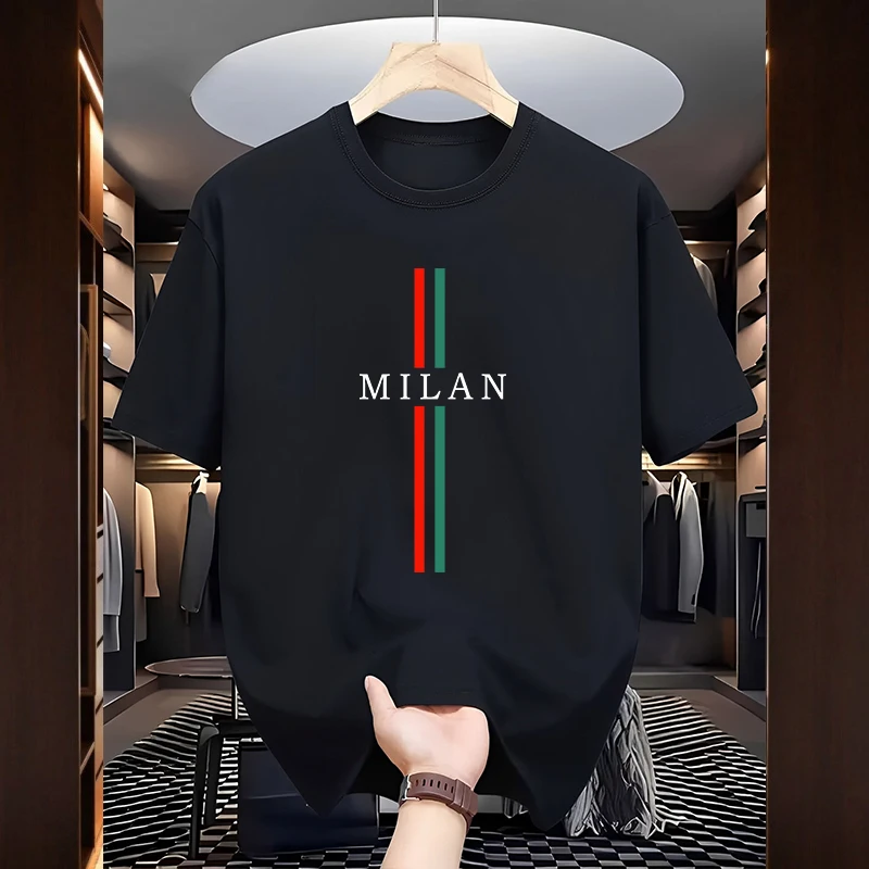 Summer Milan Fashion Men's Cot - Milan Men'S Fashion 评论和价格