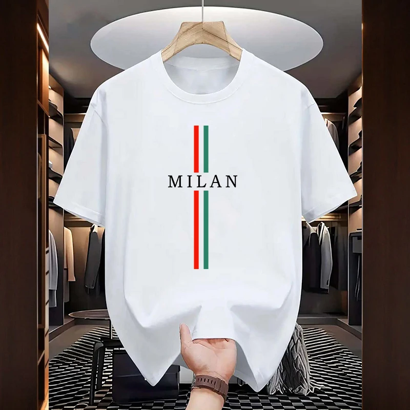 Summer Milan Fashion Men's Cot - Milan Men'S Fashion 评论和价格